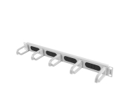 Lanberg Organizer kabli Typ B 19" 1U szczotkowy (szary) - 458039 - zdjęcie 1